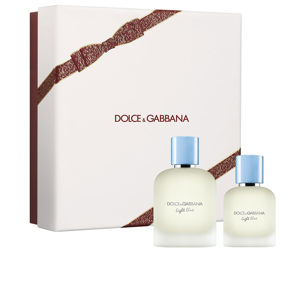DOLCE & GABBANA LIGHT BLUE POUR HOMME CASE 2 pcs Eau de Toilette spray 100 ml + Eau de Toilette spray 50 ml
