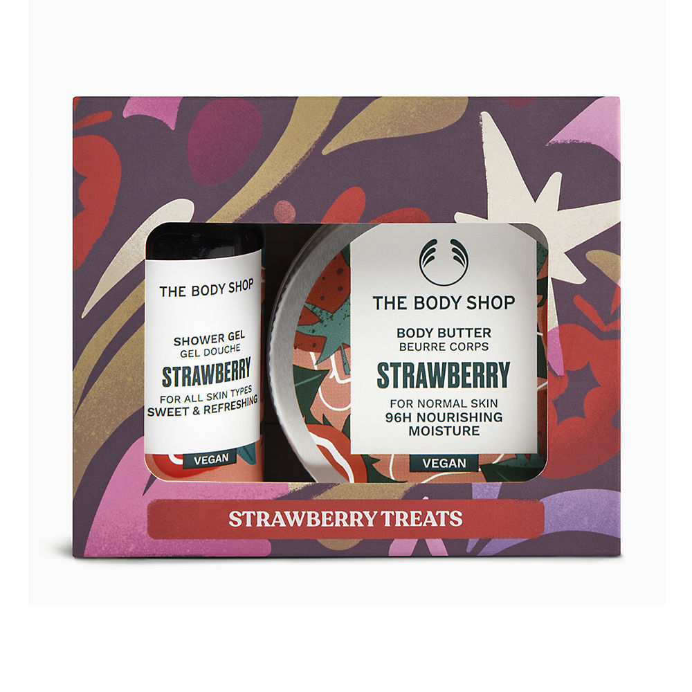 THE BODY SHOP STRAWBERRY Set 2 pcs αφρόλουτρο 60ml + βούτυρο σώματος 50ml