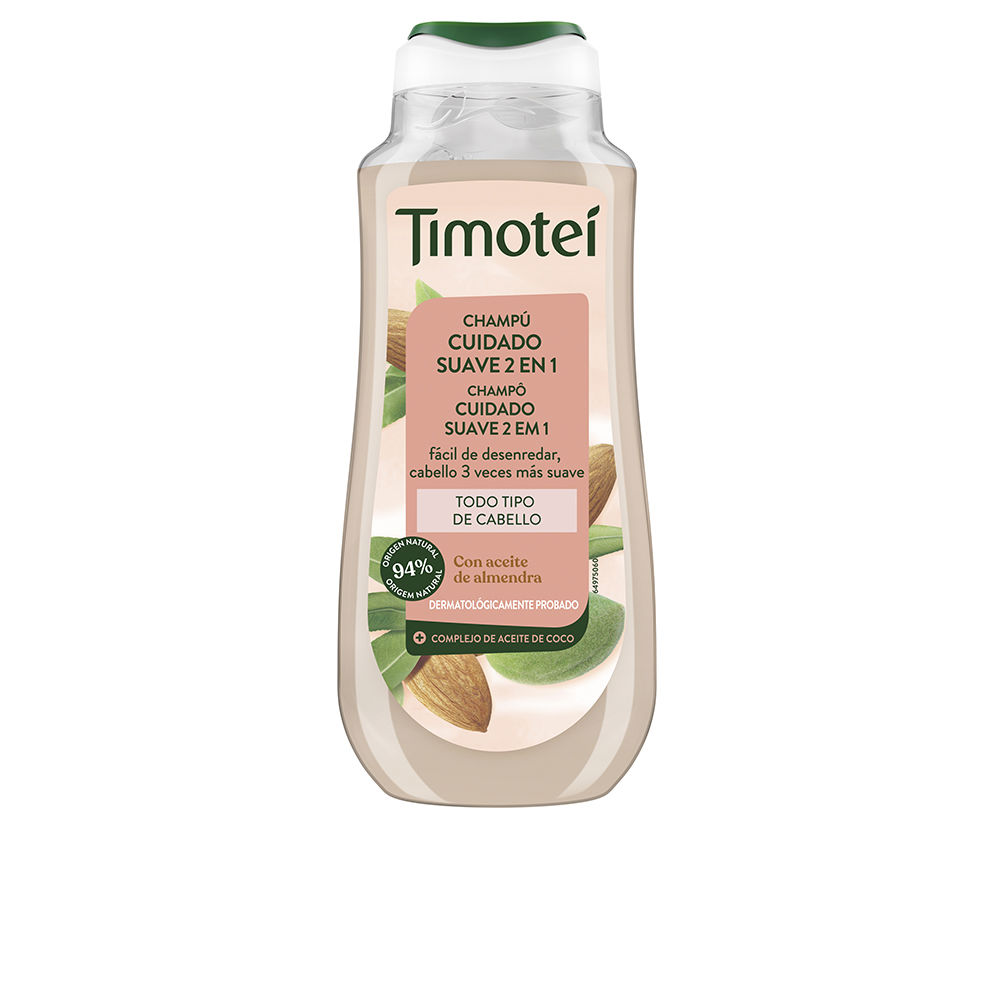 TIMOTEI TIMOTEI Gentle Care 2-in-1 Shampoo with Almond and Coconut Oil for All Hair Types 300 ml