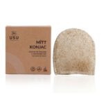 USU COSMETICS MÏTT KONJAC facial cleansing and exfoliating glove 1 unit