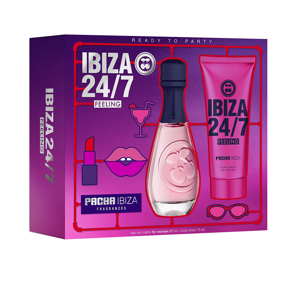 PACHA PACHA FEELING 24/7 WOMAN CASE 2 pc Ibiza 24/7 Feeling for Women Eau de Toilette 100 ml Αφρόλουτρο Ibiza 24/7 Feeling for Women 75 ml