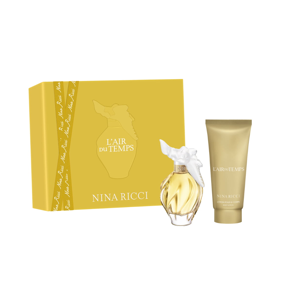 Nina Ricci L'Air Du Temps Giftset Edt Spray 50ml/Body Lotion 75ml   set x 125 ml