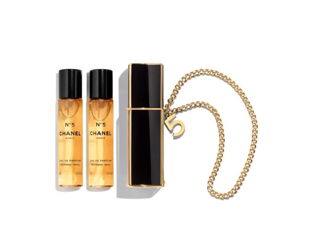 Chanel No 5 Edp Refillable Purse Spray 3x7ml + 2 Refills   set x 21 ml