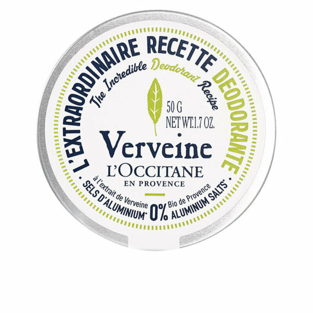 L'Occitane Verbena Deodorant Balm 0% Aluminium Salts   50 gr