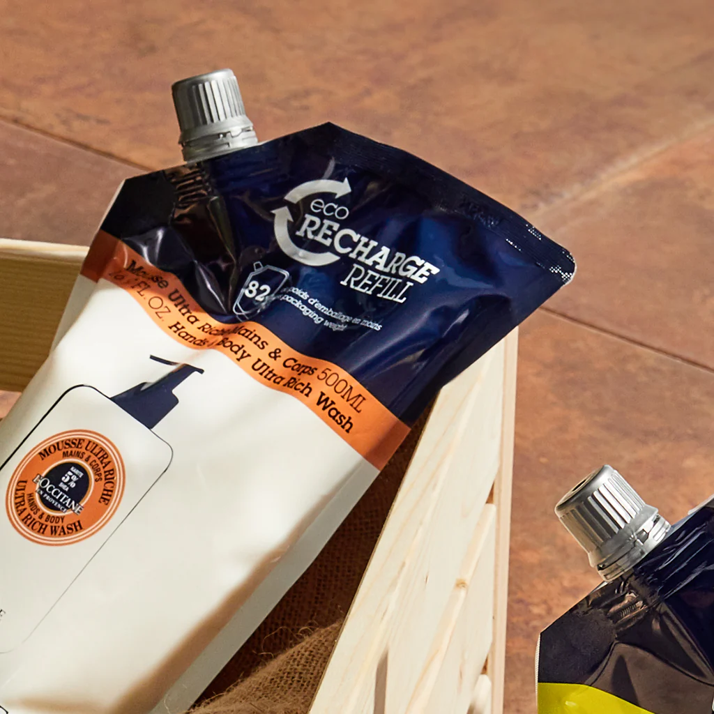 L'Occitane Ultra Rich Hand & Body Wash - Refill 5% Shea   500 ml