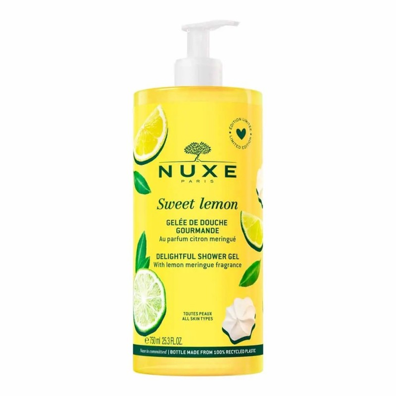 Nuxe Sweet Lemon Delightful Shower Gel For All Skin Types   750 ml