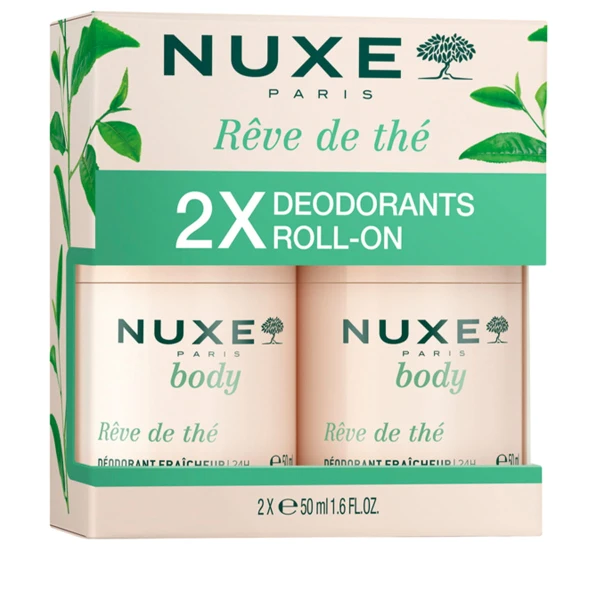 Nuxe Reve De The Duo Set Fresh Feel Deodorant 24H Roll-On 2 x 50 ml