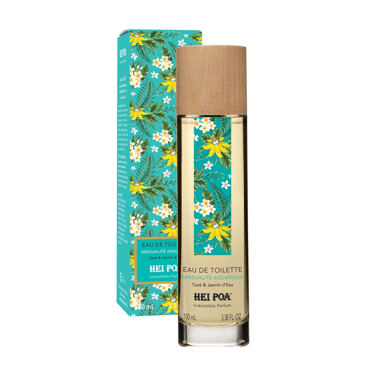 Hei Poa Aquatic Sensuality Tiare & Jasmine of Wat. Edt Spray   100 ml
