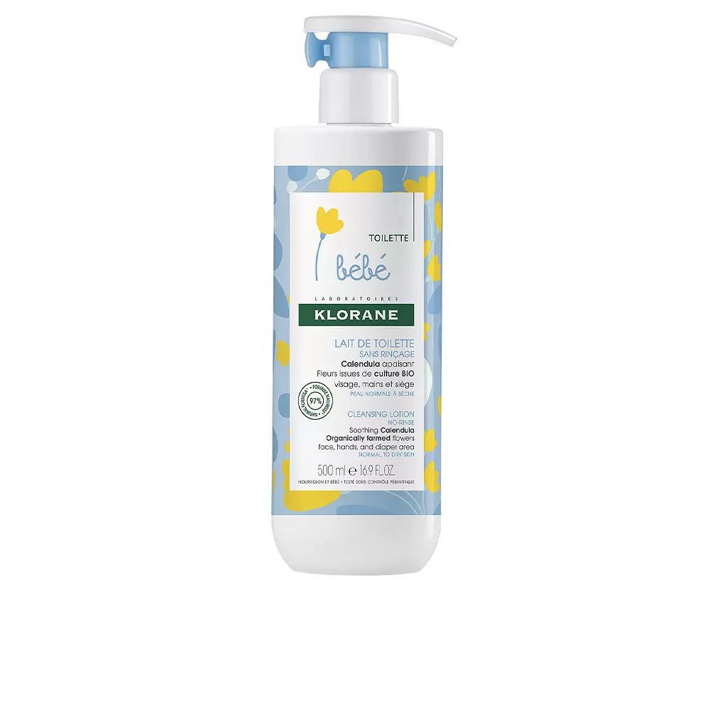 KLORANE BEBÉ CLEANSING LOTION soothing calendula 500 ml