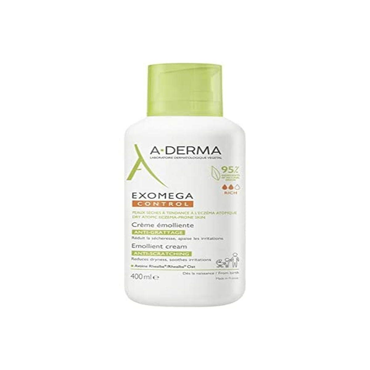 A-Derma Exomega Control Emollient Cream   400 ml