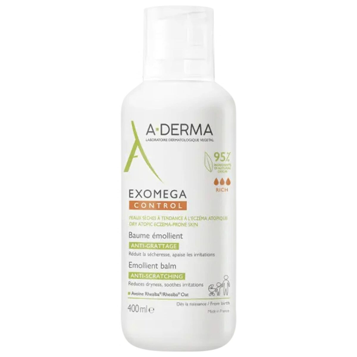 A-Derma Exomega Control Emolient Balm   400 ml