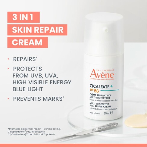 AVENE CICALFATE+ multi-protective skin repair cream SPF50+ 30 ml