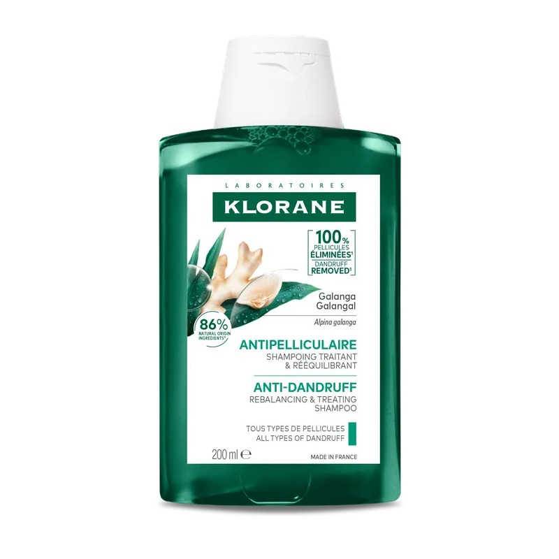 KLORANE GALANGA rebalancing and treating anti-dandruff shampoo 400 ml
