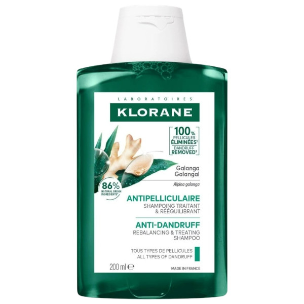 KLORANE GALANGA rebalancing and treating anti-dandruff shampoo 200 ml