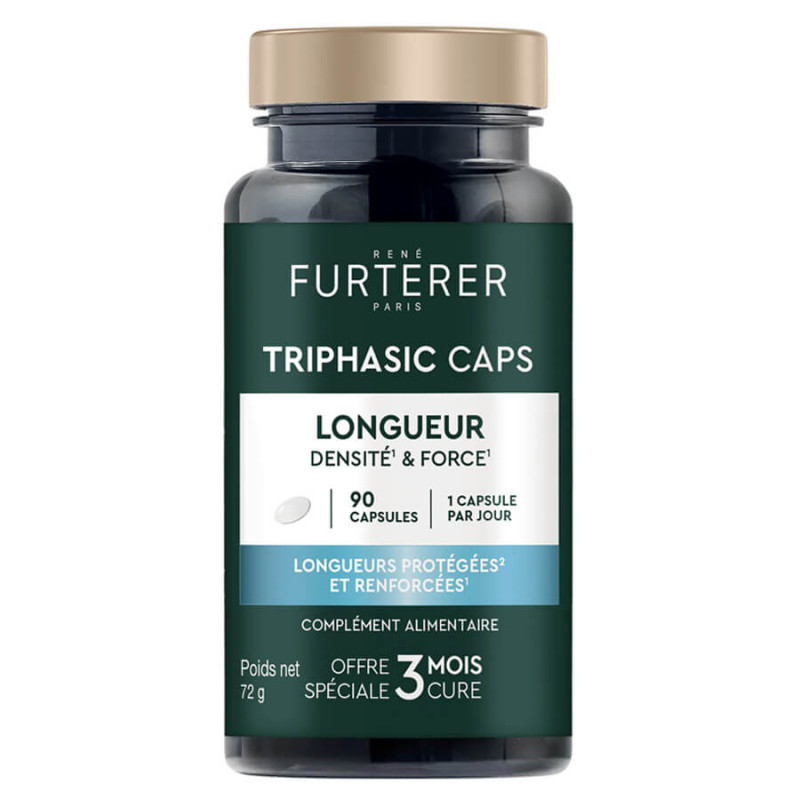 RENE FURTERER TRIPHASIC CAPS long density & strength capsules 90 u