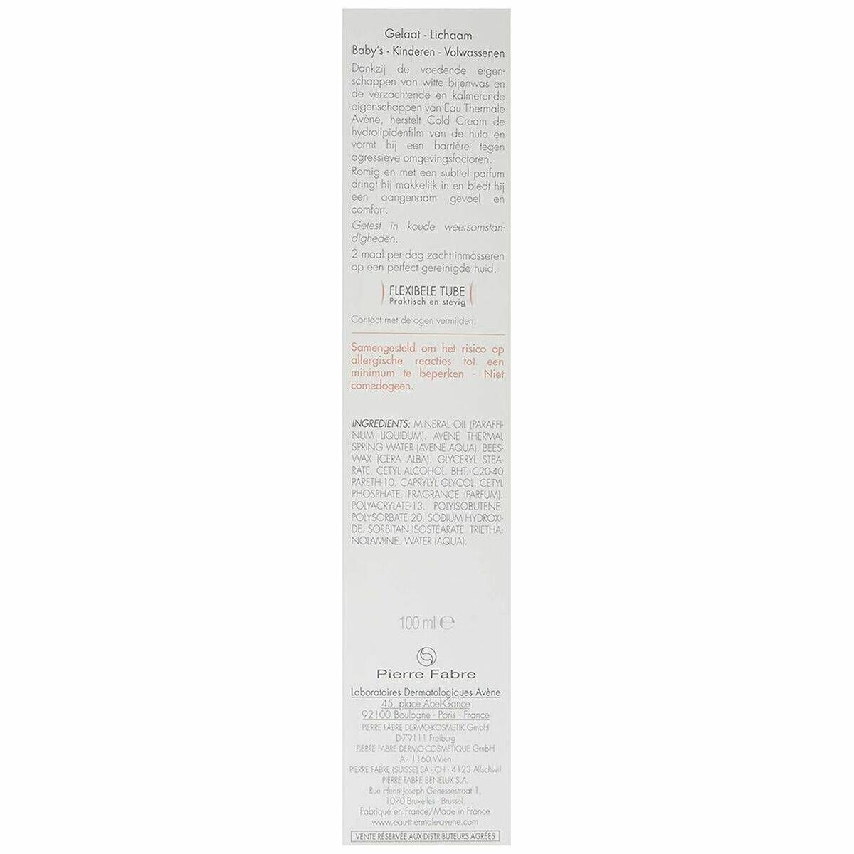 Avene Cold Cream  100 ml
