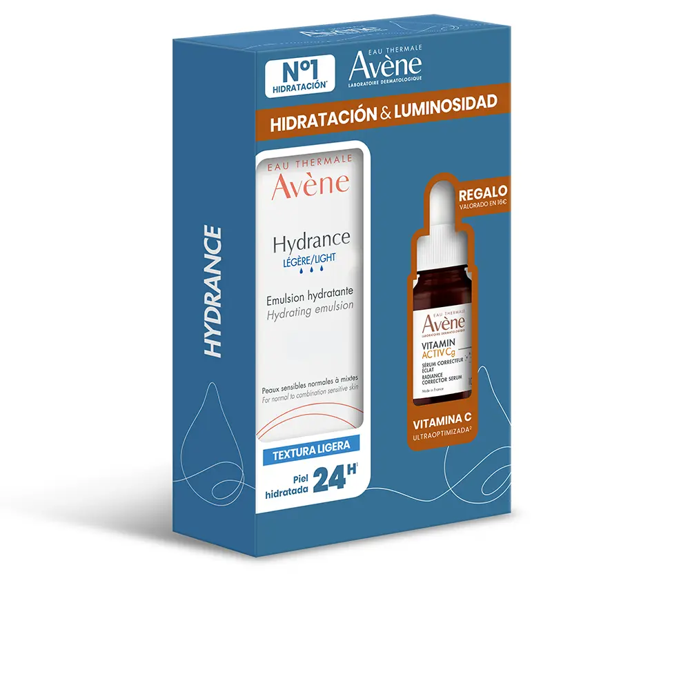 AVÈNE HYDRANCE LIGHT EMULSION + SERUM 2-piece CASE