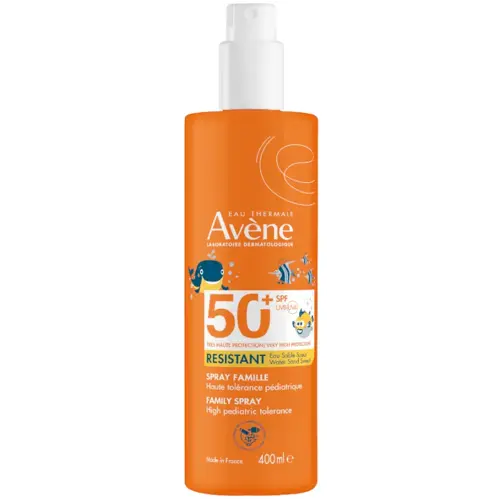 AVÈNE SOLAIRE HAUTE PROTECTION for the whole family spray SPF50+ 400 ml