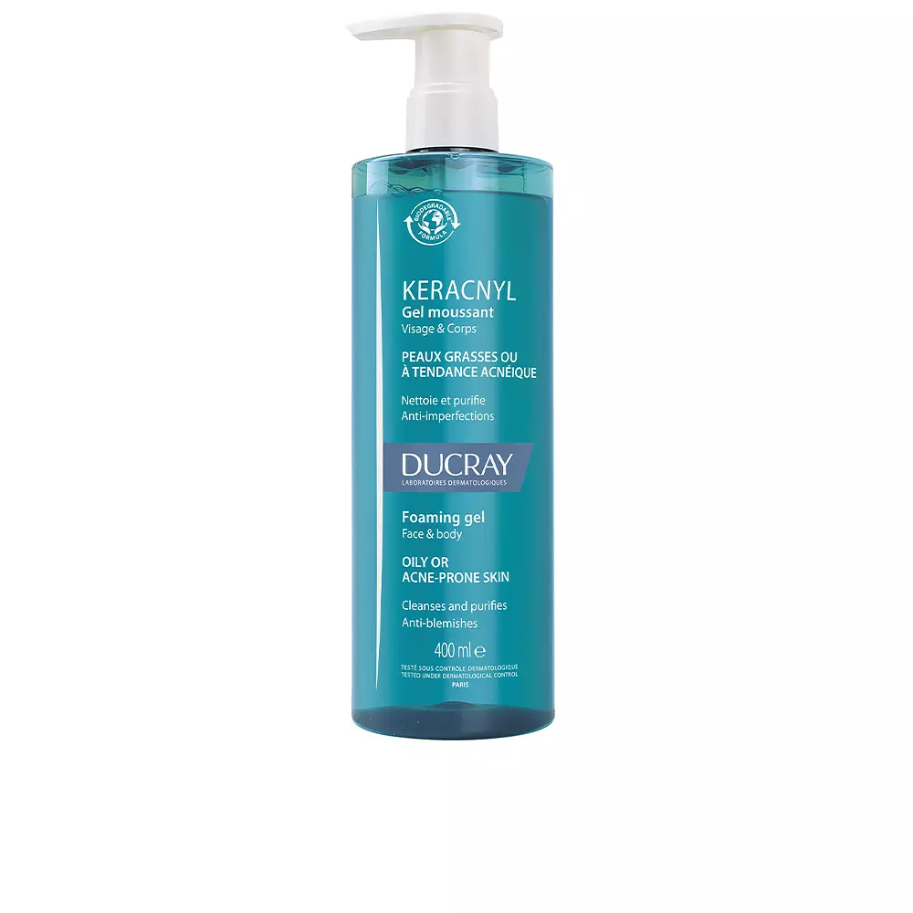 DUCRAY KERACNYL cleansing gel 400 ml