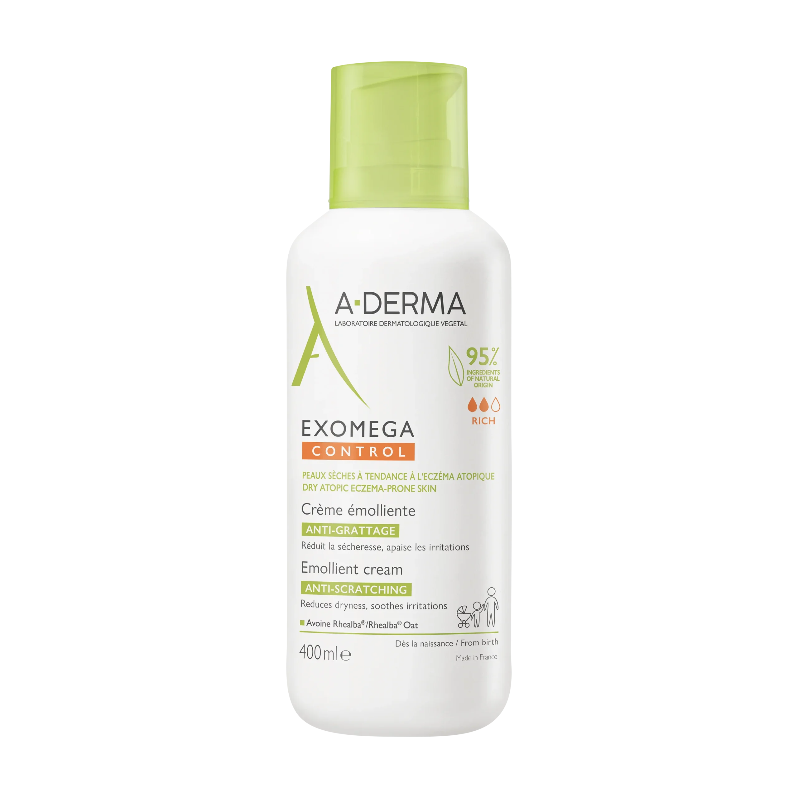 A-DERMA EXOMEGA CONTROL CREAM BOX 2 pcs