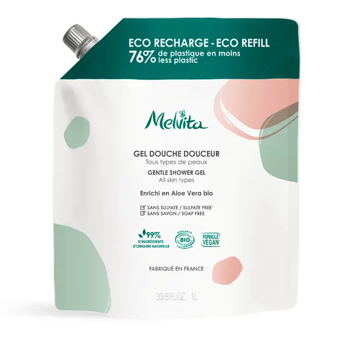 Melvita Gentle Shower Gel - Eco Refill   1000 ml