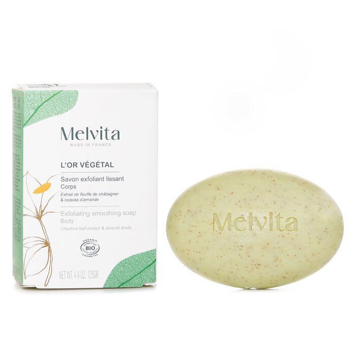 Melvita L'Or Vegetal Bioes Smoothing Exfoliating Soap  125 g