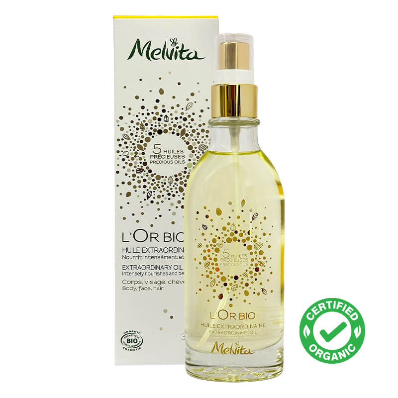 Melvita L'Or Bio Extraordinary Dry Oil Body, Face, Hair   100 ml