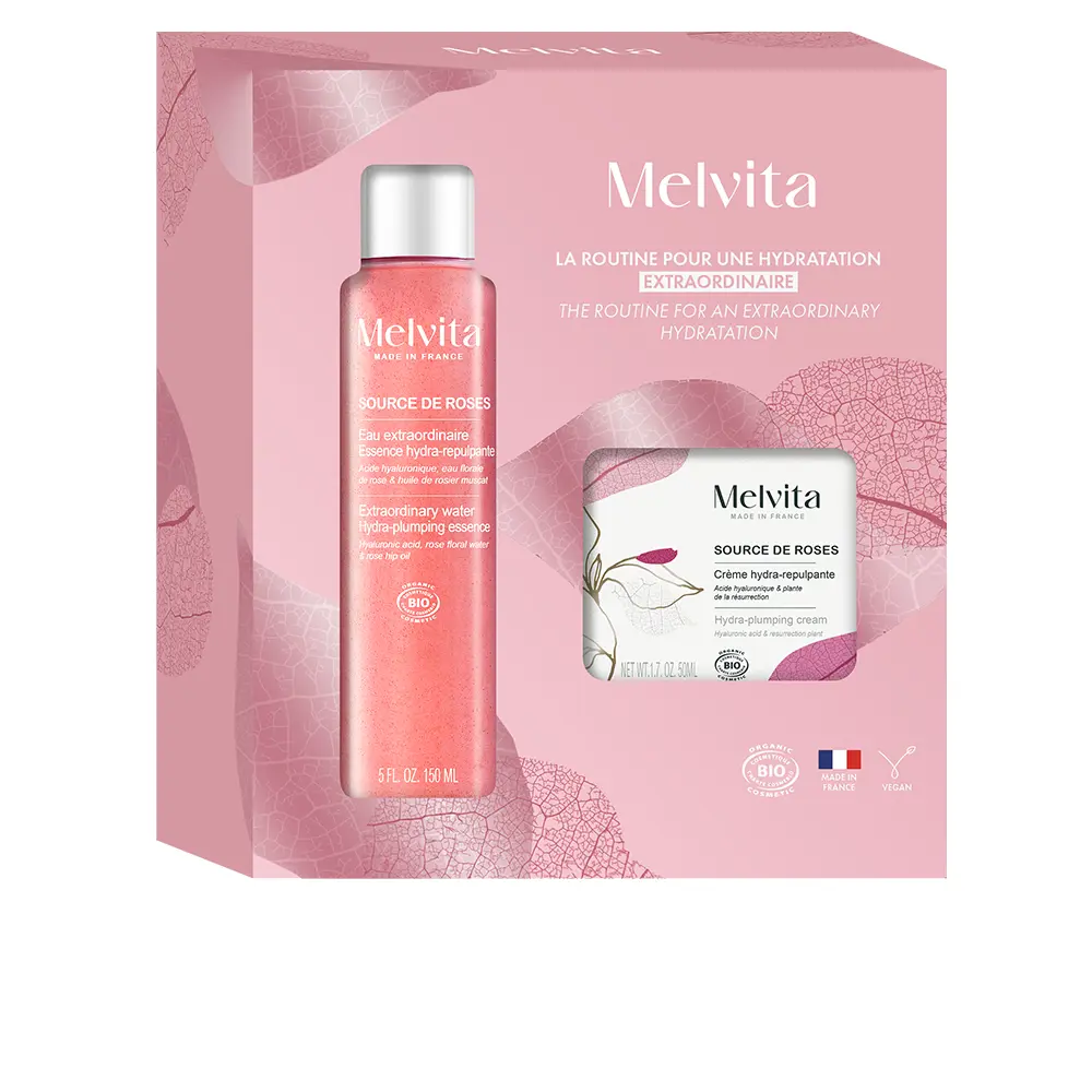 MELVITA SOURCE OF ROSES 2-piece CASE