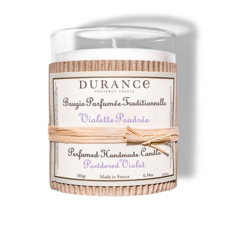 Durance Powdered Violet Candle   180 g