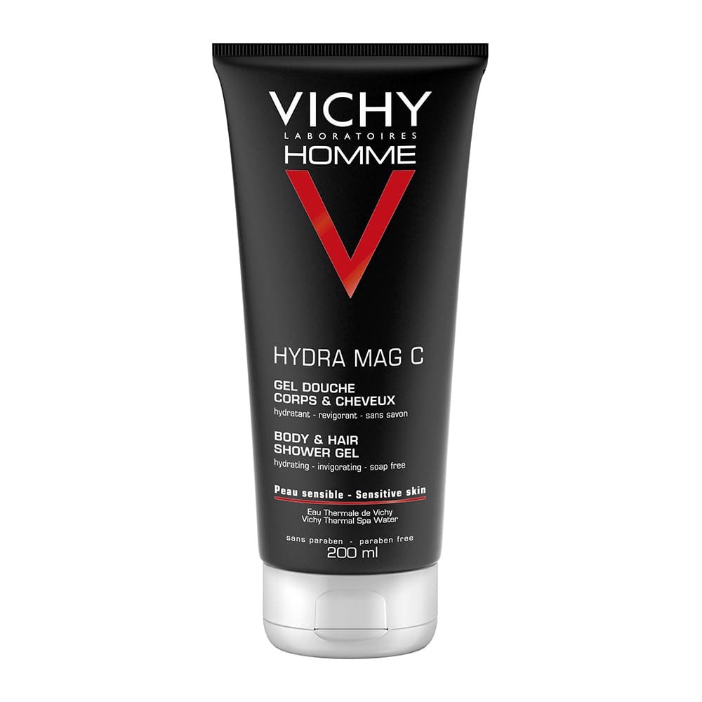 Vichy Homme Hydra Mag C Shower Gel Body And Hair   200 ml