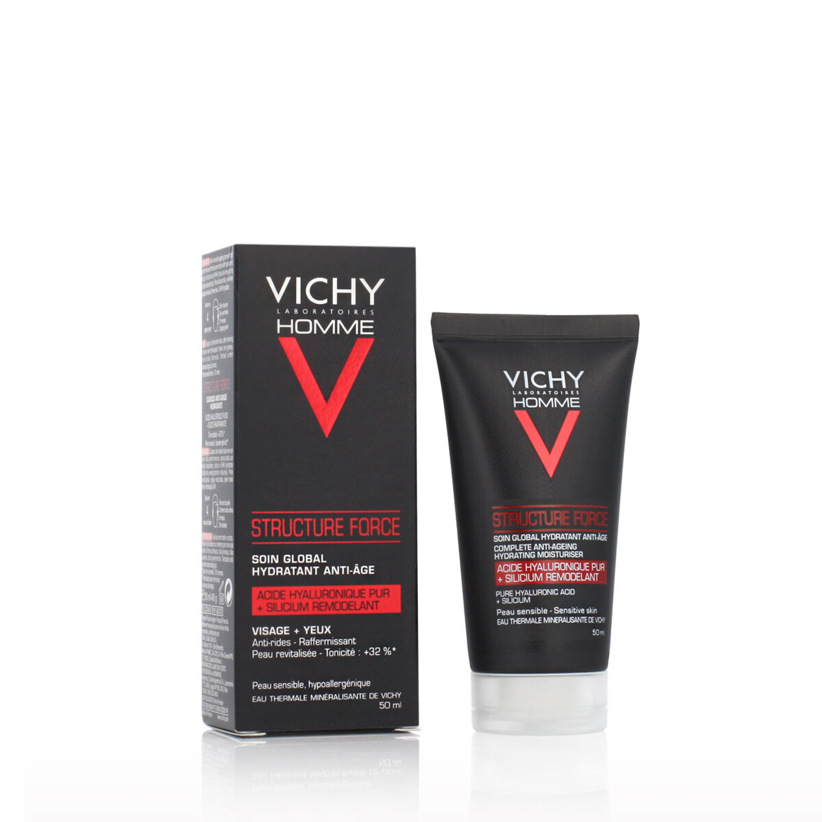 VICHY HOMME structure force soin global hydratant anti-âge 50 ml