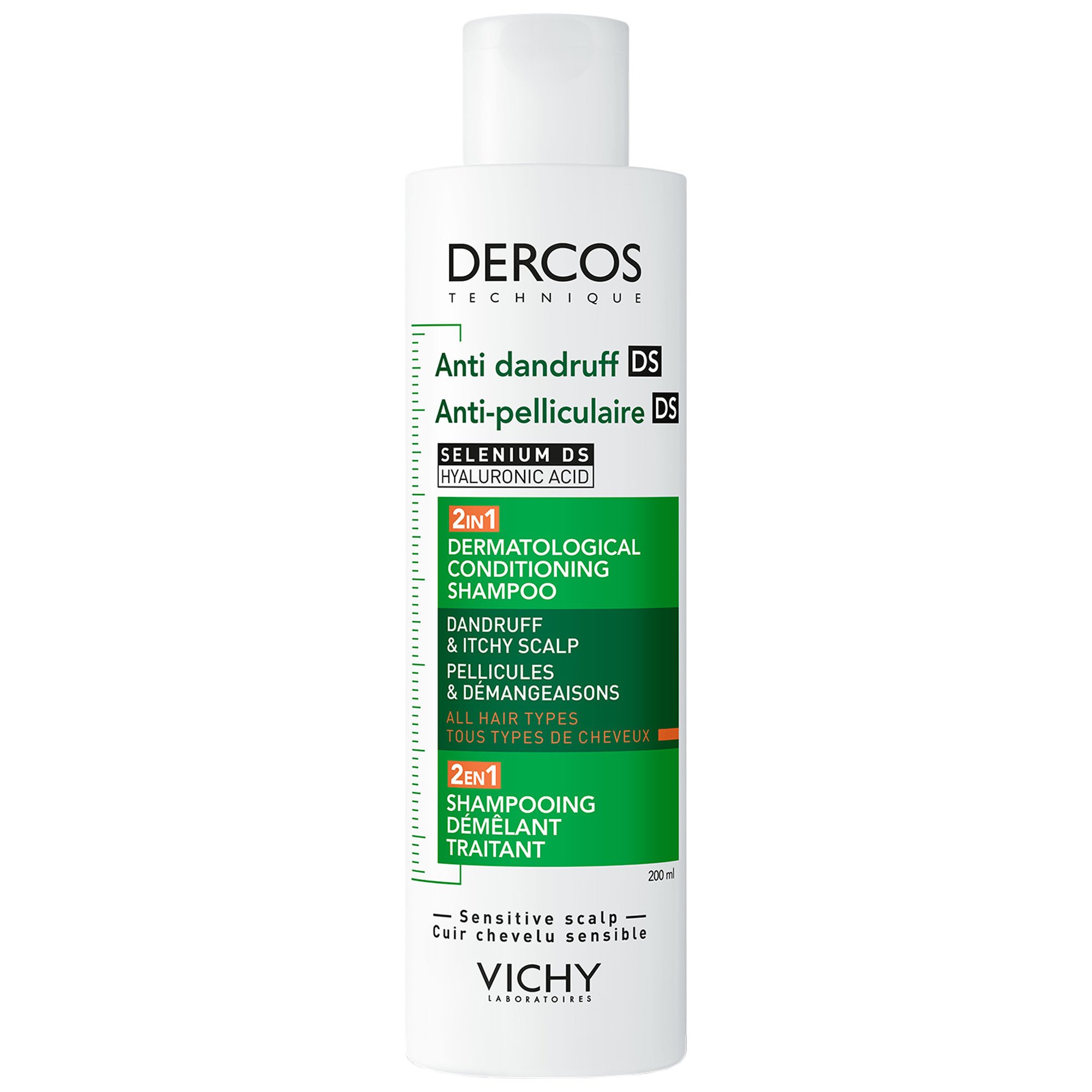 VICHY DERCOS TECHNIQUE 2 in 1 anti-dandruff shampoo 200 ml
