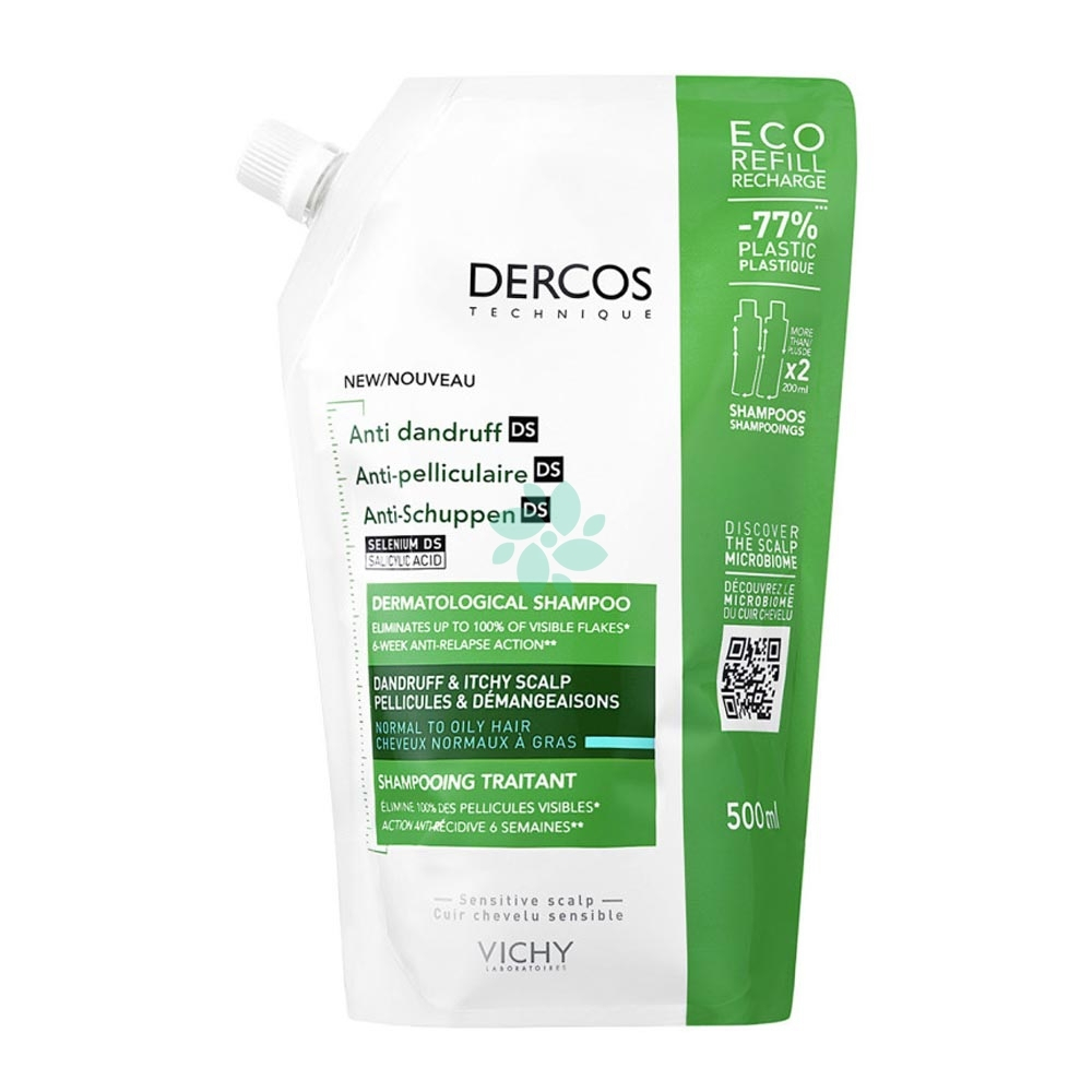 VICHY DERCOS anti-dandruff dry hair refill 500 ml