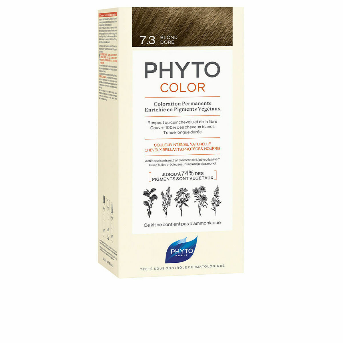 PHYTO COLOR coloration permanent #7.3-golden blonde 3 u