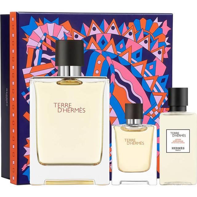 Hermes Terre D'Hermes Giftset Edt Spray 100 ml/After Shave Lotion 40 ml/Edt Spray 15 ml   set x 155 ml