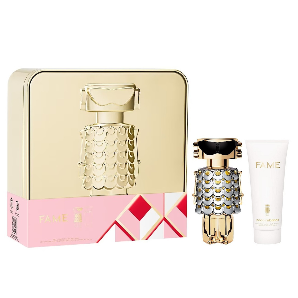 Paco Rabanne Fame Giftset Fame Edp Spray 50ml/Body Lotion 75ml   set x 125 ml