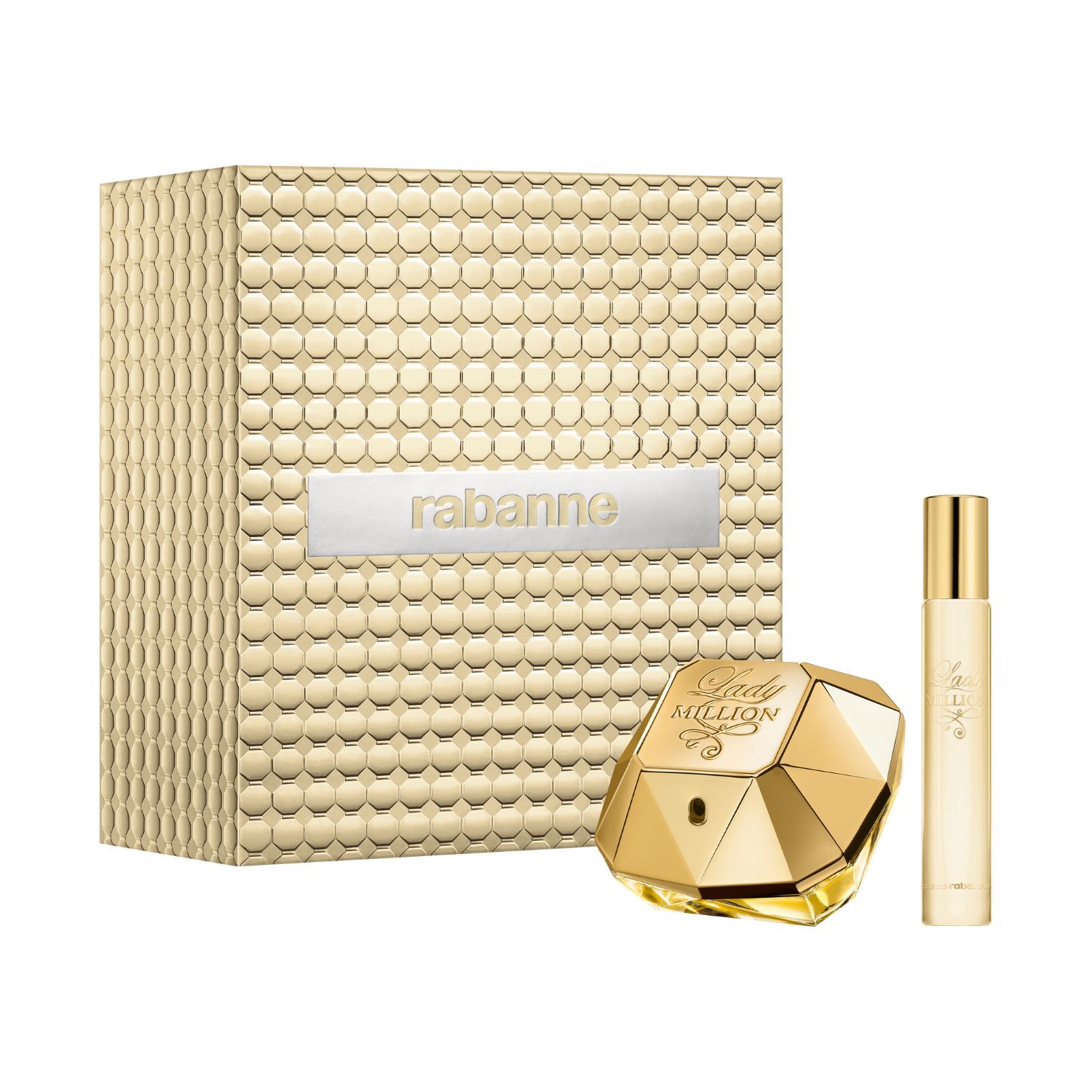 Paco Rabbane Lady Million Giftset Edp Spray 80ml/Edp Spray 20ml  set x 80 ml