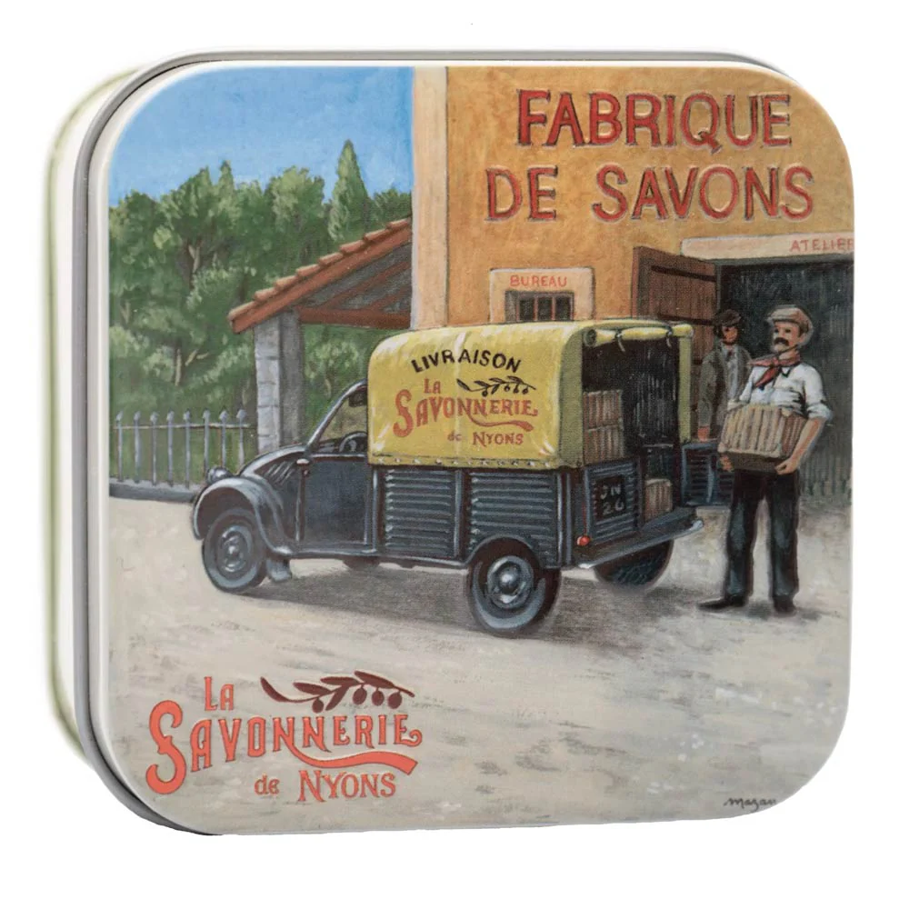 La Savonnerie De Nyons Soap Bar + Metal Box Nineteen Thirties Lorry   100 g