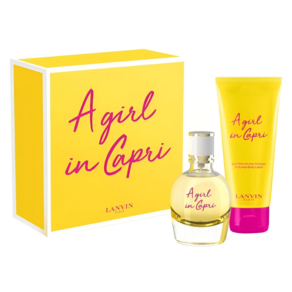 Lanvin A Girl In Capri Giftset Edt Spray 50ml/Body Lotion 100ml   set x 150 ml