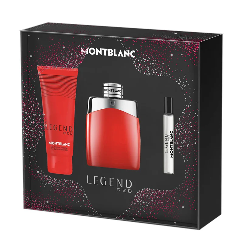 Mont Blanc Legend Red M Set - EdP 100 ml + sh/gel 100 ml + EdP 7.5 ml /2022