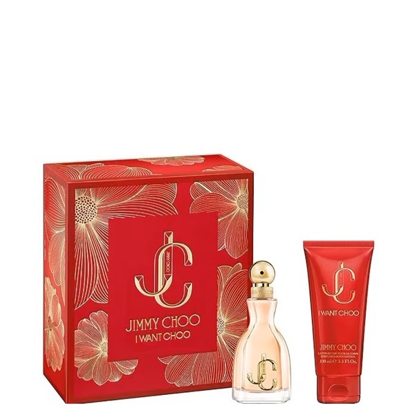 Jimmy Choo I Want Choo GiftsetEdp Spray 60ml/Body Lotion 100ml   set x 160 ml