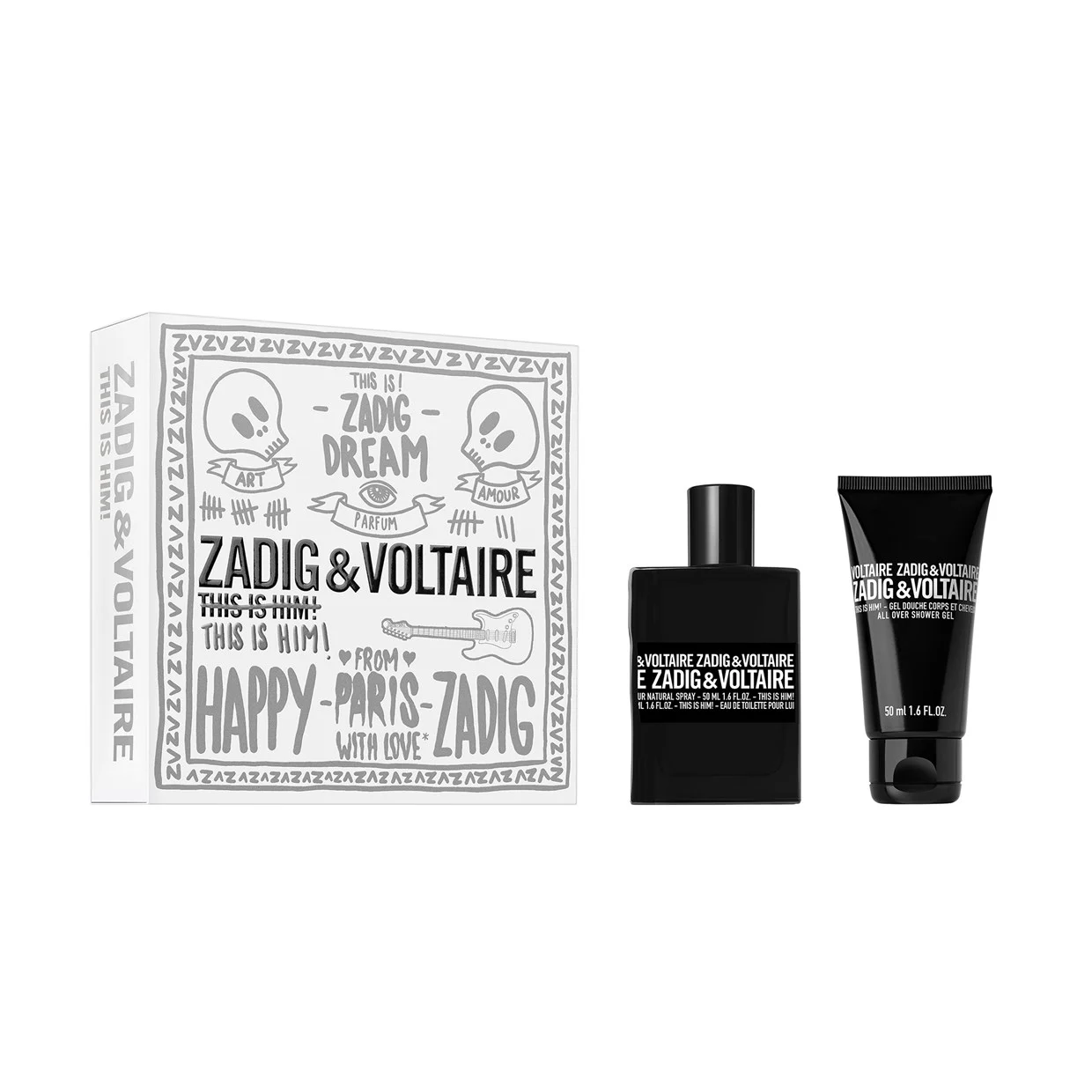 Zadig&Voltaire This Is Him! M Set - EdT 50 ml + sh/gel 50 ml