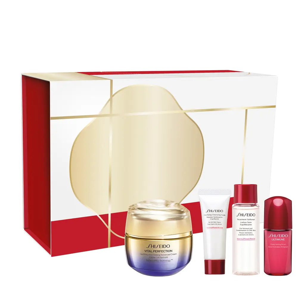 SHISEIDO VITAL PERFECTION UPLIFTING & FIRMING CREAM CASE 4 pcs