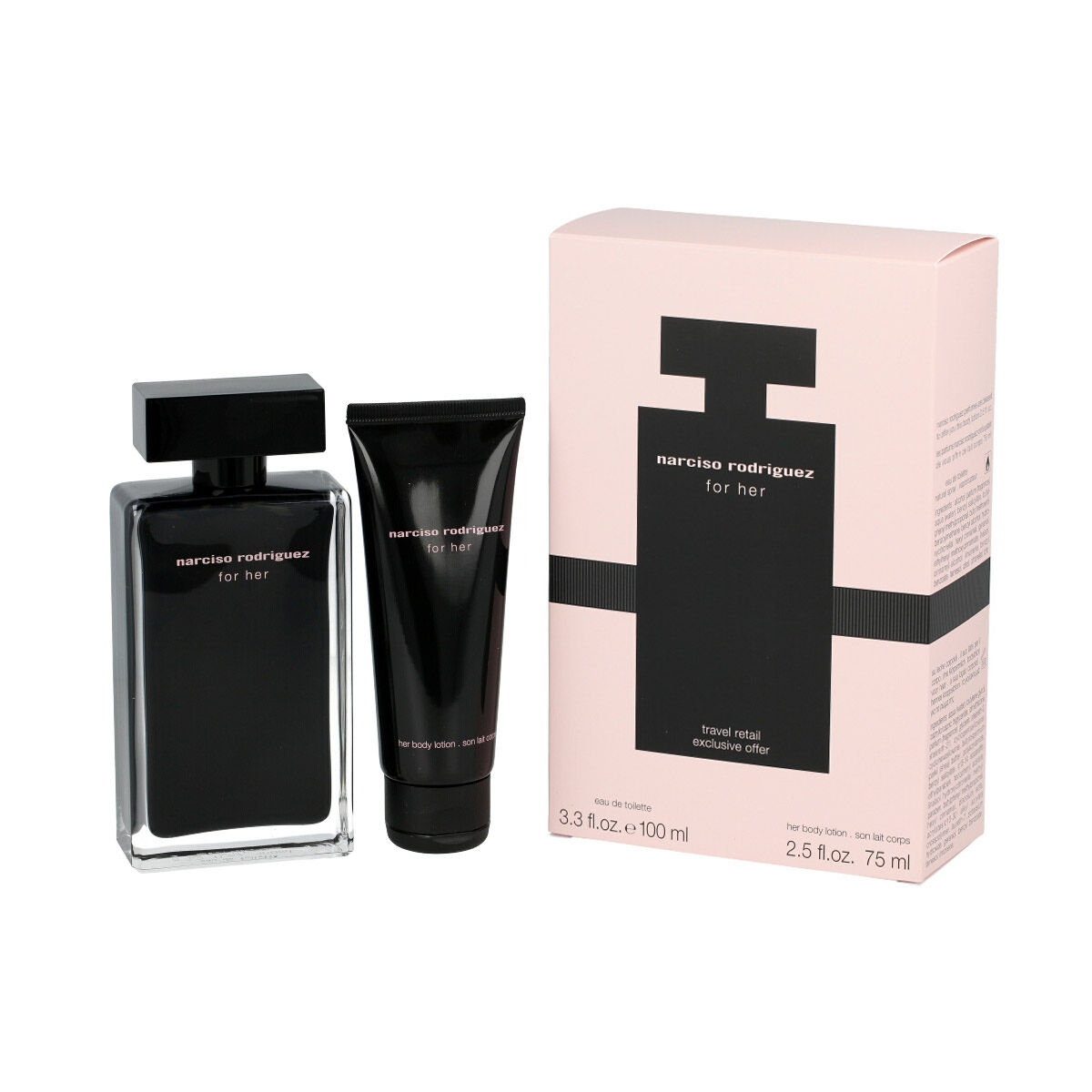 Narciso Rodriguez for Her W Set - EdT 100 ml + b/lot 75 ml