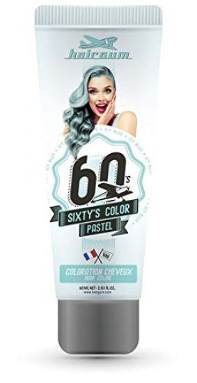 HAIRGUM SIXTY'S COLOR hair color #icy blue 60 ml
