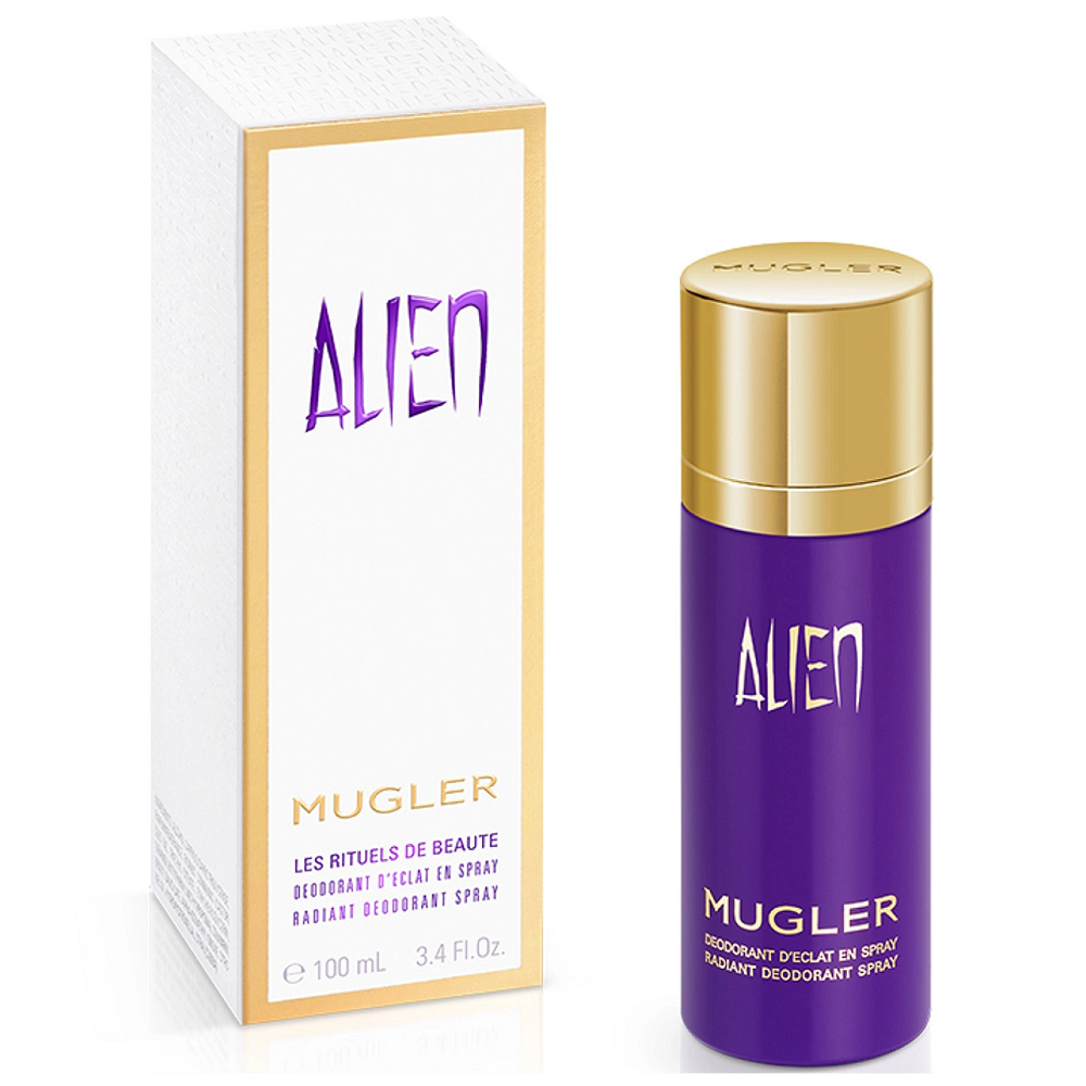 3439600056266_1_1 Mugler Alien Deodorant Spray 100ml - Image 1