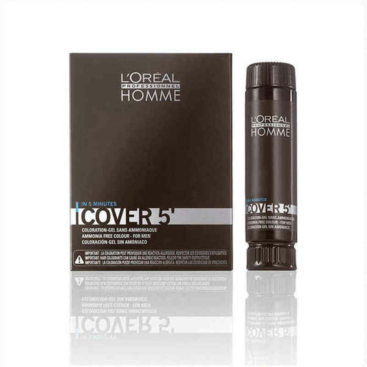L'Oreal Professionnel Homme Cover 5' Set Νο3 Καστανό Σκούρο 3x50ml