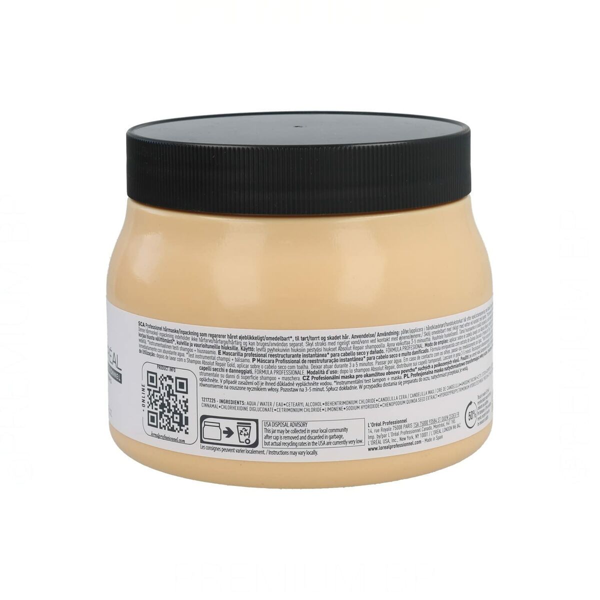 L'ORÉAL PROFESSIONNEL PARIS ABSOLUT REPAIR GOLD mask 500 ml