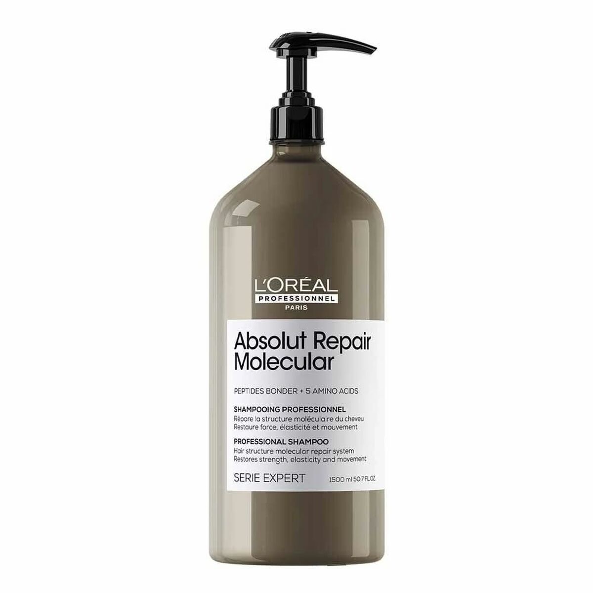 L'ORÉAL PROFESSIONNEL PARIS ABSOLUT REPAIR MOLECULAR professional sulfate-free shampoo for damaged hair 1500 ml