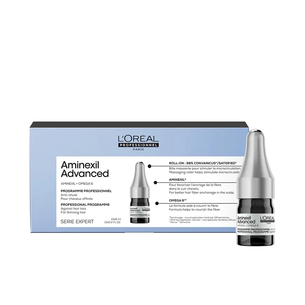 L'ORÉAL PROFESSIONNEL PARIS AMINEXIL ADVANCED ampoules enriched with dermatological active ingredients for hair 10 x 6 ml